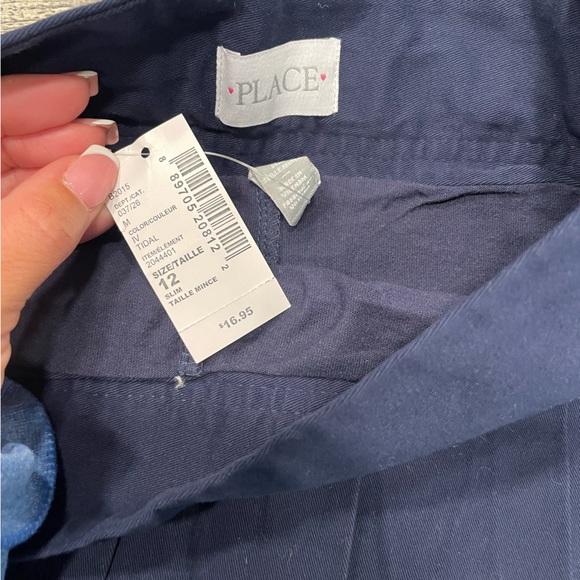 Place Navy A-Line Skirt - Picture 3 of 5